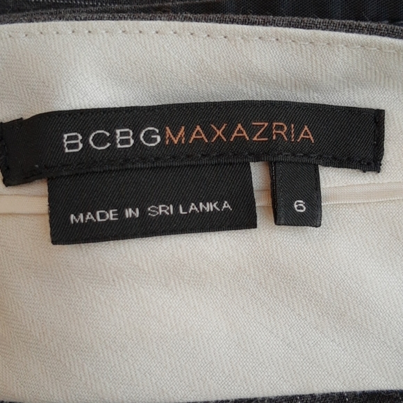 BCBG MAXAZRIA Gray Pinstripe Jacket and Pants Suit - Picture 11 of 11